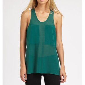 New t by Alexander Wang silk racerback tank